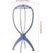 Portable Collapsible Wig Stand Holder for Women - Durable & Travel-Friendly | Wigs Display & Drying Tool - Light Blue (1 Pc) - Buy Online on GoSupps.com