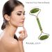 LEOSENSE Jade Roller for Face - Natural Anti-Aging Facial Massage Tool for Wrinkles and Skin Rejuvenation - Green Spiky Jade Beauty Roller - Buy Online on GoSupps.com