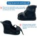 Adjustable Walking Boots Recovery Cast Shoe Covers - Breathable Medical Boots for Foot Sprains Ankle Fractures & Broken Toes - Unisex High Top Mesh (Black - Buy Online on GoSupps.com