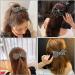 Hair Clips Crystal big bow hairpin women's ponytail girl hair accessories rhinestone hairpin hairpin strap Blue Hair Clips (Size : F black) - Buy Online on GoSupps.com