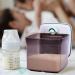 Bebamour Baby Milk Powder Dispenser Pot - 500ML Formula & Snack Dispenser - Brown One-button Design - Buy Online on GoSupps.com