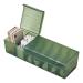 Storage Box Desktop Data Cable Storage Box Mobile Phone Charger Charging Line Classification Divided Box with Cover (Color : Green)