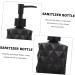 JE COMPRIS Travel Shampoo Container & Hand Soap Dispenser - Glass Liquid Pump for Travel - Eco-Friendly Press Bottle for Liquids - Buy Online on GoSupps.com
