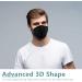HUHETA KN95 Black Face Masks - Pack of 20 | 5-Layer Protective Cup Dust Masks for Indoor & Outdoor Use - Buy Online on GoSupps.com