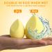 Uranian Makeup Sponges Set - 2 Pcs Yellow Foundation Blending Beauty Sponges for Women & Girls | International Shipping Available - Buy Online on GoSupps.com