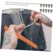 10-Piece Minkissy Metal Scissors Set | Noiseless Pet & Hair Care Accessories - Premium Beauty Tools - Buy Online on GoSupps.com