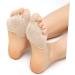 Fomiyes Women's Fitness Half Socks - 4 Pairs No-Show Toe Stopper & Yoga Liner Socks for Peep-Toe Pumps - Buy Online on GoSupps.com