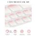 Kalolary White Gel Toenail Strips - Long Lasting Pink Gradient Pedicure Stickers | Salon Quality Nail Wraps with Nail File & Wood Stick | Perfect for UV/LED Lamp - Buy Online on GoSupps.com
