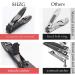SHZG Large Nail Clipper with Catcher - Anti Splash Fingernail Toenail Clipper for Men and Women (Black) - Buy Online on GoSupps.com