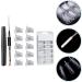 FOMIYES 1 Set nail extension set nail extension tips UV manicure kits nail molds nail extension tool kit gel nail polishes Manicure Templates white artificial plastic Extension glue - Buy Online on GoSupps.com