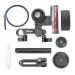 Nitze Mini Follow Focus Kit with 3 Reversible Drive Gears, 2 Marking Disks, Gear Ring Belt, 15mm Rod and 15mm Rod Clamp with NATO Rail, Support A/B Hard Stops and 360 Infinity Zoom - MF15C MF15C Single Rod Follow Focus