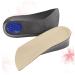 PU Insoles 1 Pair Invisible Insole Shoe Inserts Shoe Lifts Heel Lift Inserts Height Increase Insert Shoe Pads Pu Men and Women Booster Pad Heel Insoles Black 2.5cm