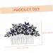 Beaupretty Accessories dark blue hair comb girls hair accessory wedding headpiece flower girl headpieces for wedding combs bridesmaid European and American accessories Comb - Buy Online on GoSupps.com