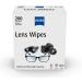 ZEISS Lens Wipes - 200 Individually Packed Disposable Cloths for Glasses, Cameras & Binoculars - Portable Cleaning Solution - Buy Online on GoSupps.com