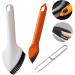 Crevice Cleaning Brush 3 in 1 Multi-Function Gap Cleaning Brush Efficient Floor Scrubbing Brush with Non-Slip Handle Bathroom Cleaning Brush Reusable White - Buy Online on GoSupps.com