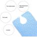 4 Types High Temperature Resistance No Deformation Pratical Dining Aid Bib Bib Apron Catch Food Leaking Soup for Adult the Elderly(27*17*2cm-Flower blue) - Buy Online on GoSupps.com