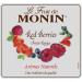 MONIN Red Berries Fruit Mix Puree 1L - Vegan-Friendly & Allergen-Free for Cocktails, Smoothies, and Mocktails - 100% Natural Flavours - 2-in-1 Red Berry Puree and Sugar Syrup Hybrid - Buy Online on GoSupps.com