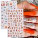 Xmas Decals Nail Art Decoration Festive Design Gingerbread Man 5D Embossed Nail Stickers Snowflakes Winter(5D-K099) - Buy Online on GoSupps.com