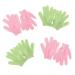 4 Pairs Exfoliating Shower Gloves - Medium Bath Scrub Body Exfoliator for Soft Skin - Buy Online on GoSupps.com