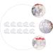 OUNONA Bo te Vide de Maquillage de Fleur 6 Compartiments 10 Pi ces Plastique Transparent pour Fards Paupi res Rouges L vres et Poudres Palette Portable pour Voyage et Usage - Buy Online on GoSupps.com