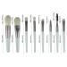 TouGod 8pcs Makeup Brush Set with Leather Bag | Professional Portable Travel Brushes for Powder Concealer Blush & Eye Makeup - Buy Online on GoSupps.com