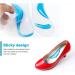 ZHAOSHUXIAN Silicone Gel Arch Support Insoles for High Heels - 3 Pair Metatarsal Cushion Orthopedic Pads (Blue, Size 1) - Buy Online on GoSupps.com