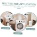 Baluue 2 Sets Washing Storage Bucket Stackable Storage Drawers Laundry White Wrought Iron - Buy Online on GoSupps.com