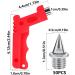 Spike-N gel Sports Shoes Pyramid Replacement Spikes & Key Tool for Athletics & Track Sprint Training - Buy Online on GoSupps.com