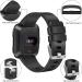 PACK 3 Soft Silicone Bands Compatible for Fitbit Versa 2 / Fitbit Versa/Fitbit Versa Lite Adjustable Sport Bands for Women Men Small Large(Without Tracker) (Small Black+White+Grey) Small Black+White+Grey - Buy Online on GoSupps.com