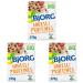 BJORG - Muesli Prot ines - Soja Dattes Fruits Rouges Bio - Sans Sucres Ajout s - 375 g (Lot de 3)