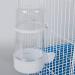 2 Pack Automatic Bird Feeder Bird Water Bottle Drinker Clear Food Seed Dispenser Container Set Hanging in Cage No-Mess for Parrots Budgie Cockatiel Lovebirds Finch Canary Hamster 415ml White - Buy Online on GoSupps.com