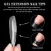 Ysuvin 240 Pcs Transparent Nail Tips - Short Square & Medium Almond - Perfect for Beginners & Manicure Salons - Buy Online on GoSupps.com