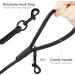 Joytale Reflective Drag Line for Dogs | 15m Nylon Dog Leash with Padded Handle & 2 Carabiner Hooks | Ideal Training Line for Puppies & Small Dogs | 1 Pack - Black - Buy Online on GoSupps.com