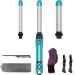 3 in 1 Auto Rotating Hair Curling Wand - IAMFINE Automatic Rotating Curling Iron with Interchangeable Ceramic Barrels(0.75" 1" 1.25") Instant Heat Up Hair Curler Adjustable Temp Hair Styling Tools for Beach Waves