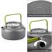 Doorslay Outdoor Camping Kettle - Lightweight Aluminum Alloy Tea/Coffee Pot with Carrying Bag - 0.8L/1.1L/1.2L/1.6L Options - Buy Online on GoSupps.com