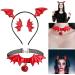 XIAHIOPT Dark Hair Clip Girls Choker Collar Hair Clip Devil Wing Headband Set Bat Wing Versatile Choker 1 - Buy Online on GoSupps.com