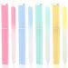 4 Pack Glass Nail File with Case Glass Fingernail File Double Sided Etched Crystal Surface Professional Manicure Tool Glass File Stuffers for Women Natural or Fake Nail Care