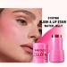 Milk Jelly Blush Milk Makeup Jelly Tint Milk Cooling Water Jelly Tint Milk Blush Stick Jelly Lip Tint Lip And Cheek Stain Sheer Natural Long-Lasting Multi Use Makeup Blush Stick (Pink 0.98 2.16 inch) Pink 1 count (Pack of 1) - Buy Online on GoSupps.com