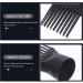 HEALLILY 3PCS/Set Hair Dryer Comb Attachment Professional Hair Dryer Comb Nozzle Hairdressing Styling Salon Tool for Barber Shop (Black) - Buy Online on GoSupps.com