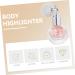 MAGICLULU Body Glitter Spray 1pc Body Air Bag Powder Highlighter Mist Spray Bottle Loose Powder Sprayer Miss Flash Filling Pump Pink medium - Buy Online on GoSupps.com