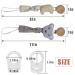 Lichuanuk Baby Pacifier Chain Set - 2-Piece Fabric Clip & Beech Wood for Boys & Girls - Includes Pacifier Rings - Ideal for All Baby Bite Toys - Buy Online on GoSupps.com