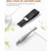FVION 2-in-1 Cuticle Nipper & Pusher with Pouch - Matt Silver | Portable Cuticle Trimmer Tool - Buy Online on GoSupps.com