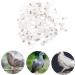 Sosoport 200 Pcs Pigeon Anklet Bird Supplies Chicken Tags Duck Charms Cuff Plastic White Chick Supplies 1.3X1.3CMx2pcs Whitex2pcs - Buy Online on GoSupps.com
