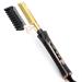 Ten-Tatent Hot Comb Hair Straightener Electric Anti-Scald Straightening Comb Portable Ceramic Beard Straightener Brush Press Comb Ceramic LCD LCD-Single