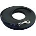 Bio-Line 12mm Biothane Dog Leash 3.0m - Water-Repellent No Hand Loop Perfect for Small & Large Dogs - Black - Buy Online on GoSupps.com