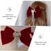 tassel hair clip bow hair clip bow hair barrettes hair bow clip hair barrettes for women ribbon hair bows Grosgrain sparkly tassel barrettes big bow makeup rhinestones girl Miss - Buy Online on GoSupps.com