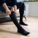Buy XL Knee High & Thigh High Compression Stockings 20-30mmHg with Silicone Grip - Men's & Women's Models for Optimal Comfort | International Shipping Available - Buy Online on GoSupps.com