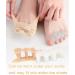 Soft Gel Toe Spacers - 3 Pairs for Toe Alignment & Pain Relief | Bunion Corrector & Toe Straighteners for Men & Women - White - Buy Online on GoSupps.com