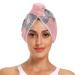 Grey Koala Pink Hair Towel 2 Pack Super Absorbent Hair Drying Towel Quick Dry Hair Turbans Head Towel with Button Twisty Wrap for Women Girls