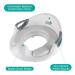 Potty Training Seat for Kids with Cushion Handle and Backrest - White - Buy Online on GoSupps.com